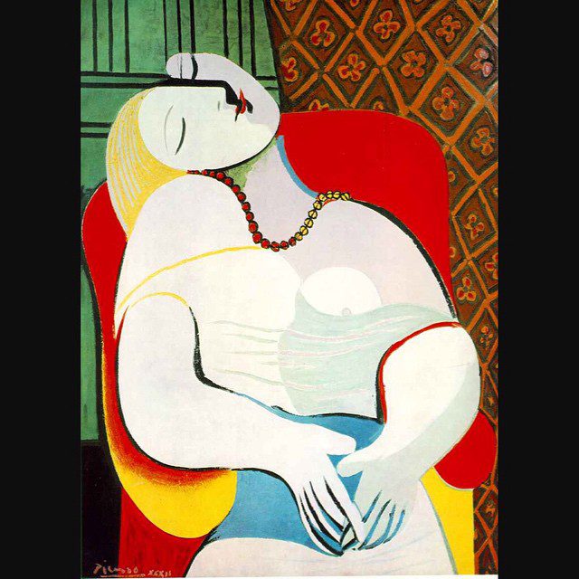 "Le Reve" (El Sueño), una de mis pinturas favoritas de Picasso...