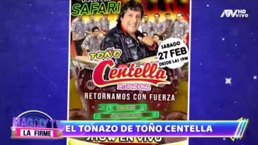 Toño Centella: Cámaras de Magaly Medina lo ampayan dando concierto en discoteca de Puerto Maldonado