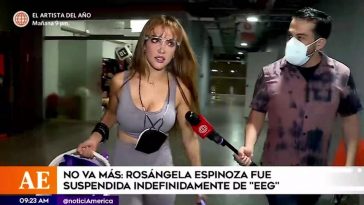 Rosángela Espinoza tras ser suspendida de EEG: “El respeto tiene que ser recíproco”