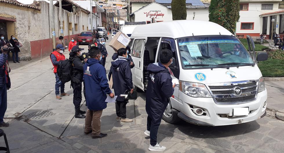Huancavelica: Comenzó el despliegue del material electoral