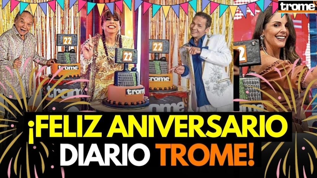 ¡FELIZ ANIVERSARIO TROME! 🎈🎉 Melcochita, Susy Díaz y más artistas celebran los 22 años
