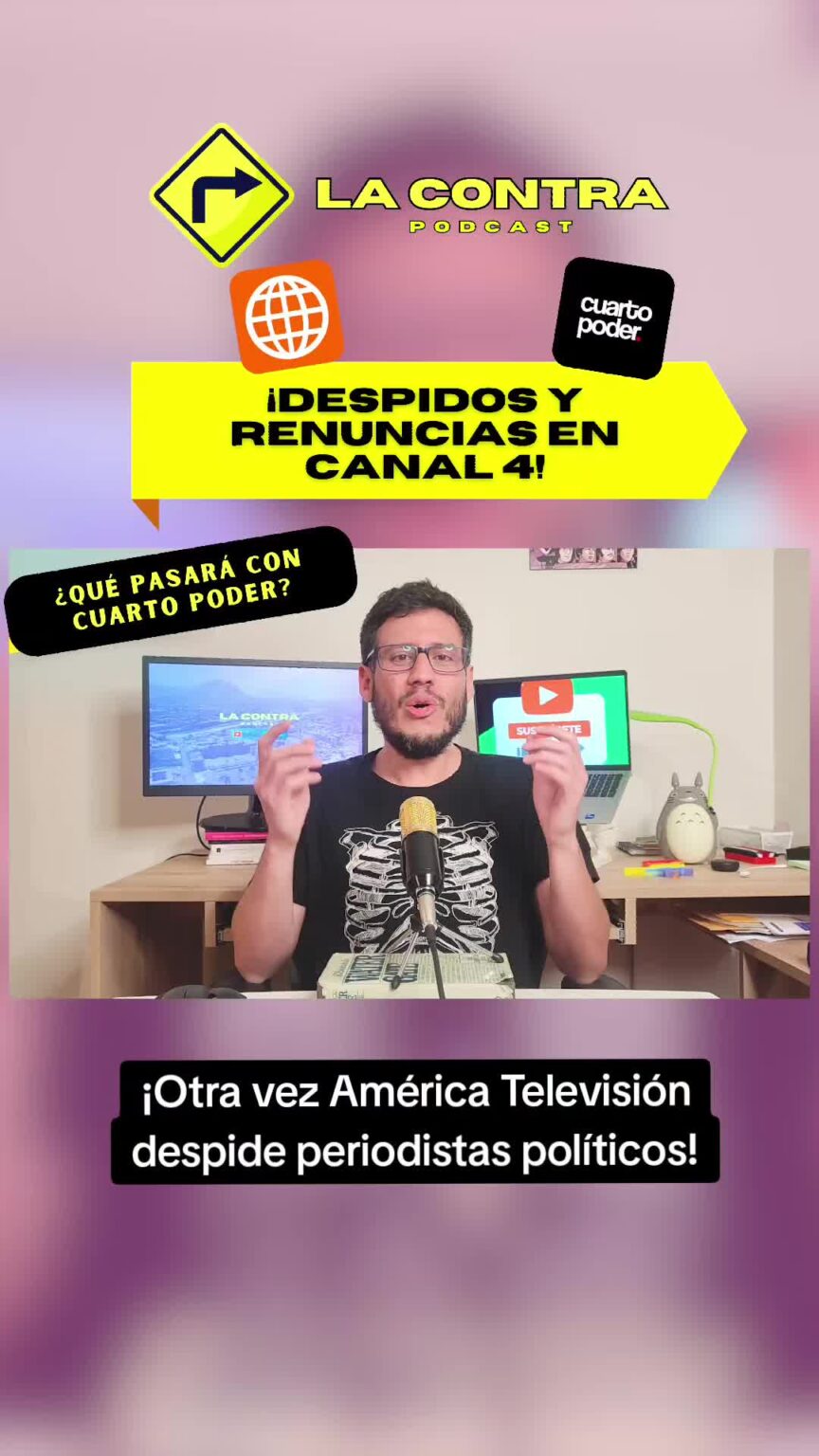 @paolo.benza América TV + La República #AmericaTV #cuartopoder #despidos #period…