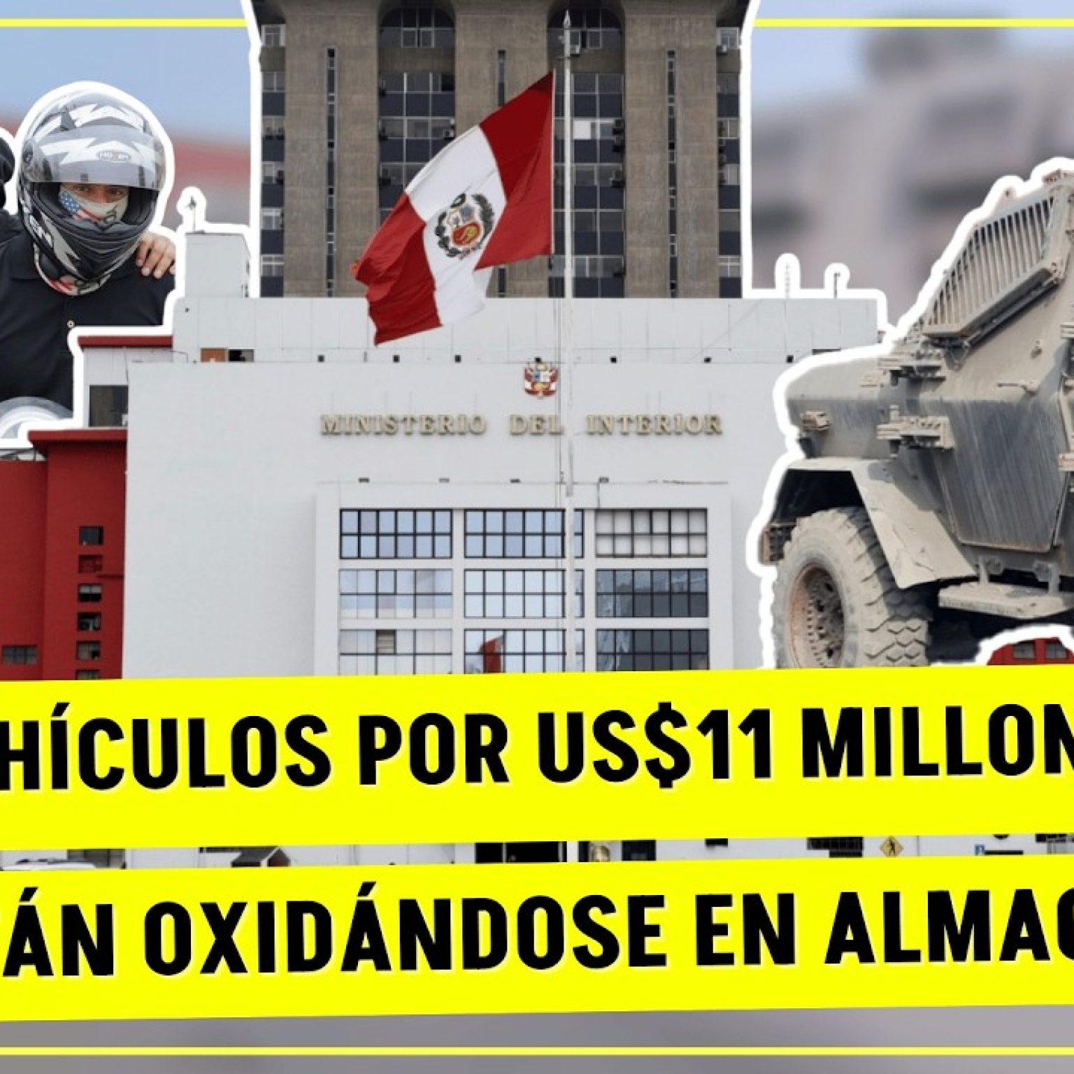 ¡Increíble! VEHÍCULOS PNP valorizados en US$11 MILLONES están OXIDÁNDOSE en ALMACÉN – #LaContra