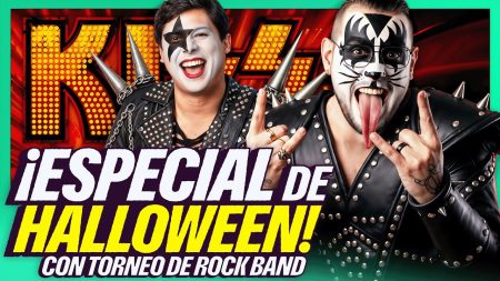 PROGRAMA ESPECIAL DE HALLOWEEN | RETAMOS A CURWEN EN UN TORNEO DE ROCK BAND | HABLA GOOD