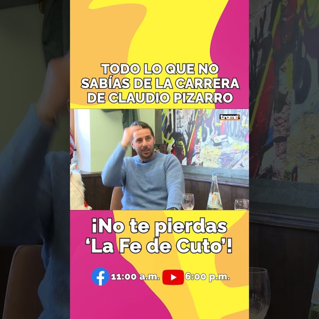 CLAUDIO PIZARRO en la FE DE CUTO este viernes: ¡Harto «aguadito» con ‘Pizarrinha’! 🍲 🔥