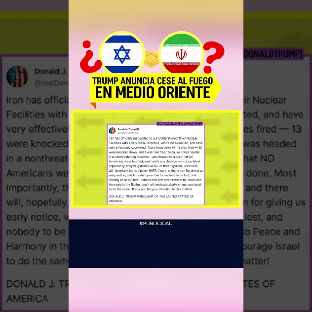 ¿Durará la paz? #donaldtrump #mediooriente #periodismo #journalism #lacontrads #cofide