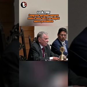 🚨 CONGRESO censura a JOSÉ JERÍ y ahora busca nuevo presidente #noticias #trome