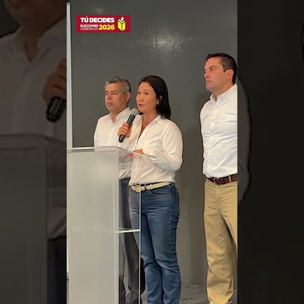 KEIKO FUJIMORI hace pedido a ONPE para ampliar horario de votación #trome #elecciones2026
