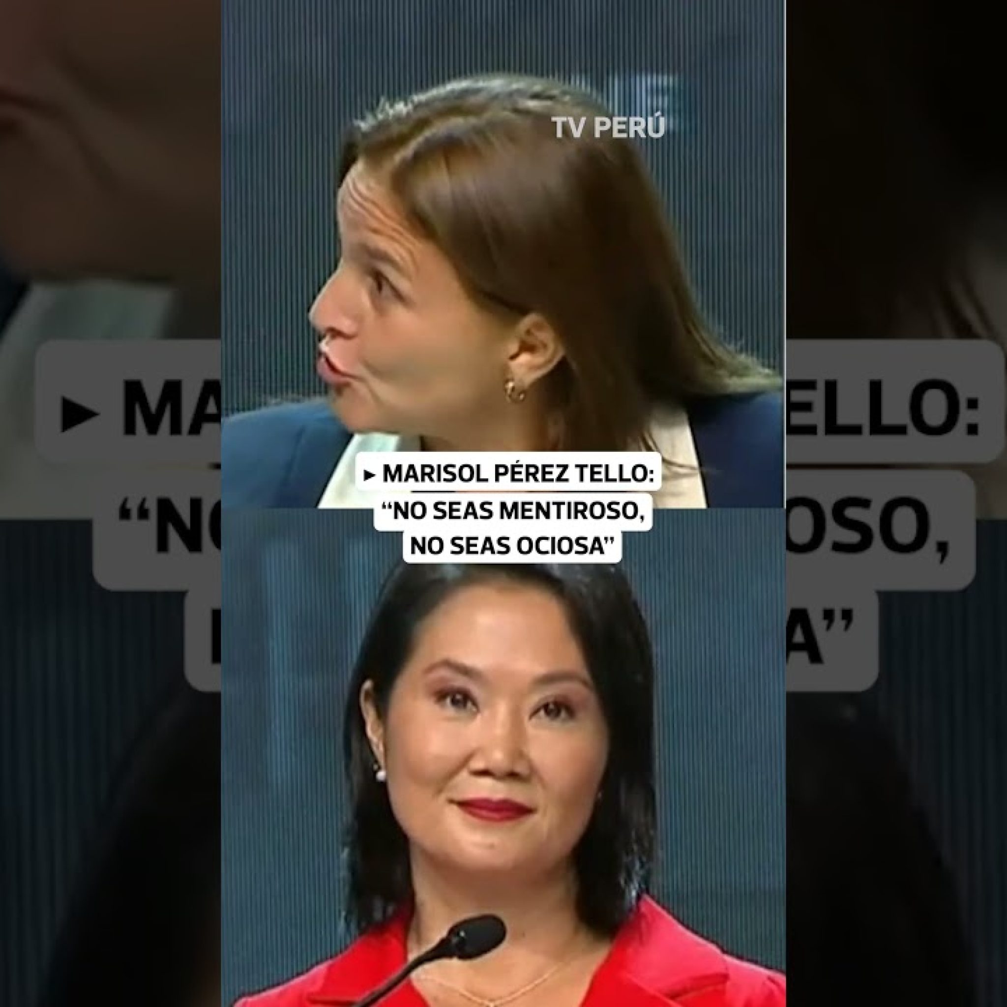 Marisol92 Marisol Pérez Tello arremete contra Keiko Fujimori y López Aliaga ...