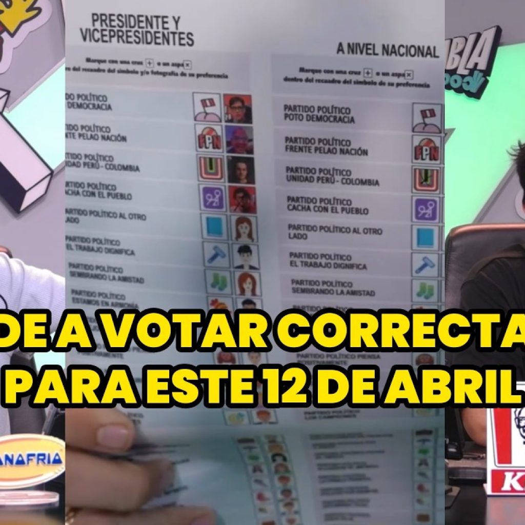 TE ENSEÑAMOS A VOTAR CORRECTAMENTE | ELECCIONES PRESIDENCIALES 2026 | HABLA GOOD