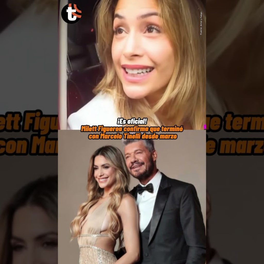 ¡ESTÁ SOLTERA! Milett confirma que terminó con Tinelli | Trome
